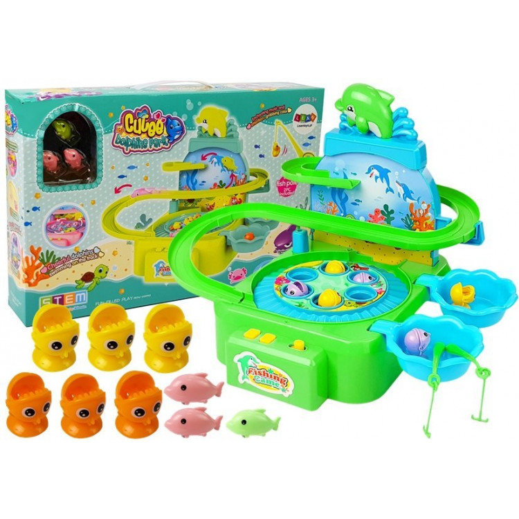 Súprava na chytanie rýb Zelená